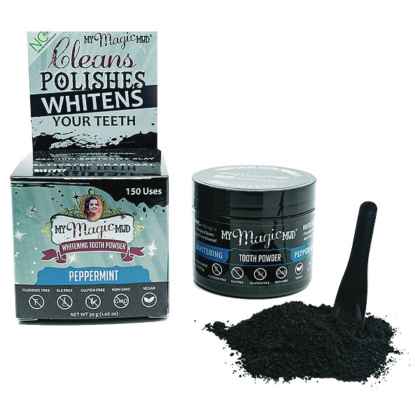 My Magic Mud Activated Charcoal Tooth Powder - Peppermint - 1.06oz